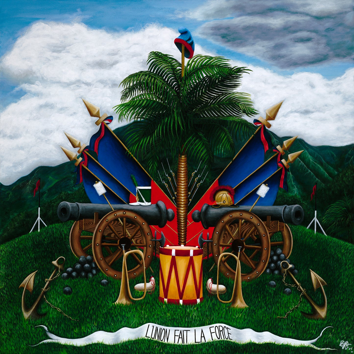 Blason Ayisyen An (Haiti’s Coat of Arms)